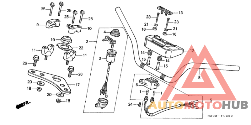 Handle pipe/top bridge