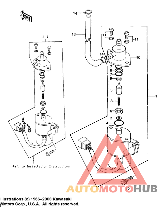 Fuel solenoid valve