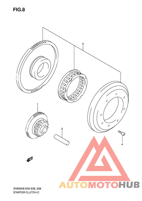 Муфта стартера