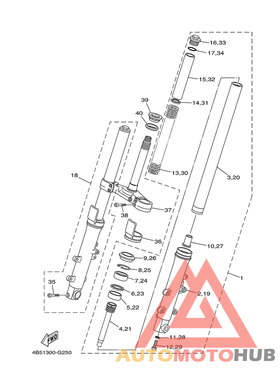 Передняя вилка