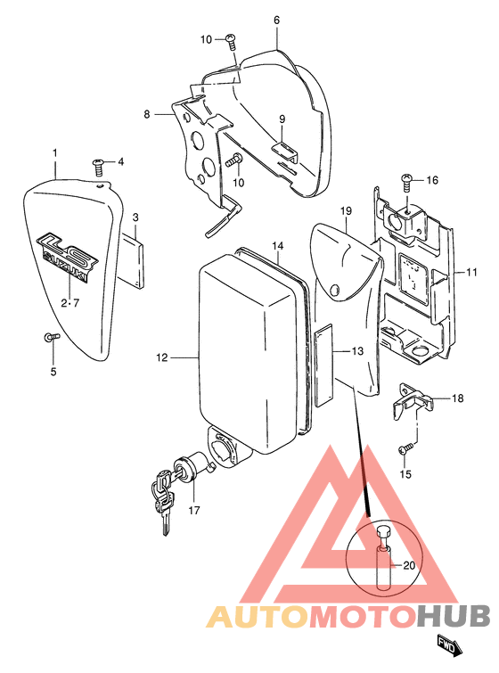 Обтекатель задний