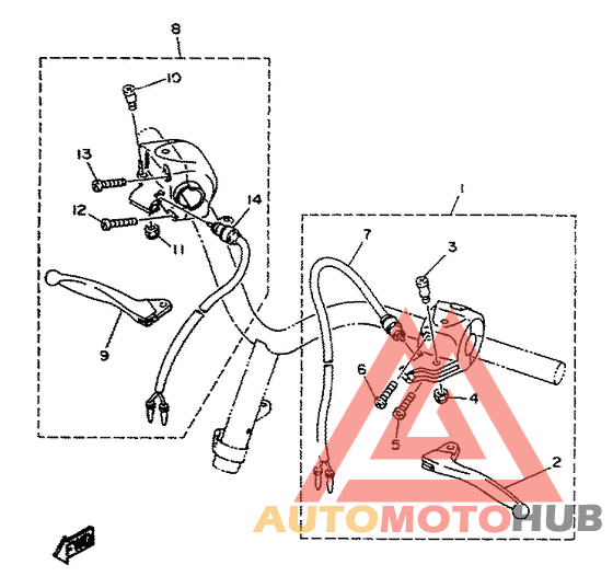 Interruptores de manillar. pal