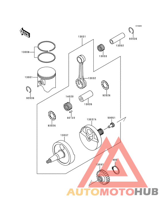 Crankshaft/piston