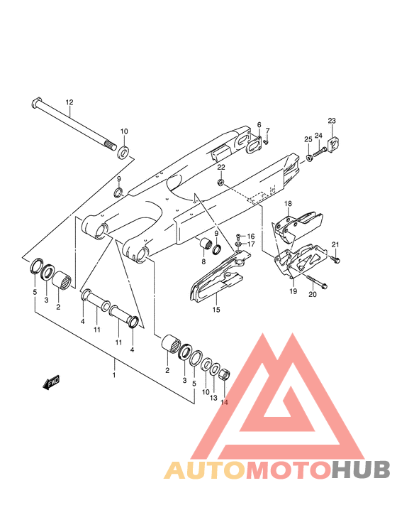 Rear swingingarm