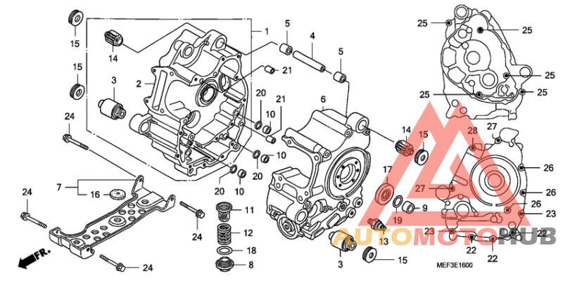 Картер двигателя