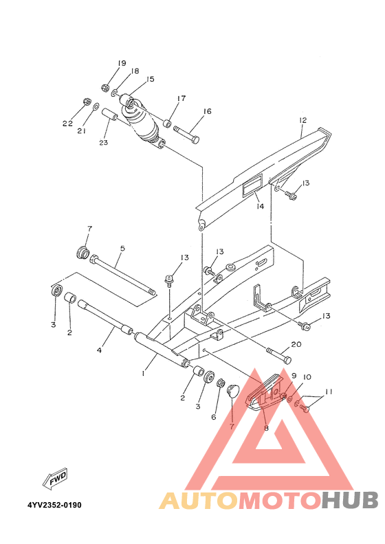 Rear arm. suspension