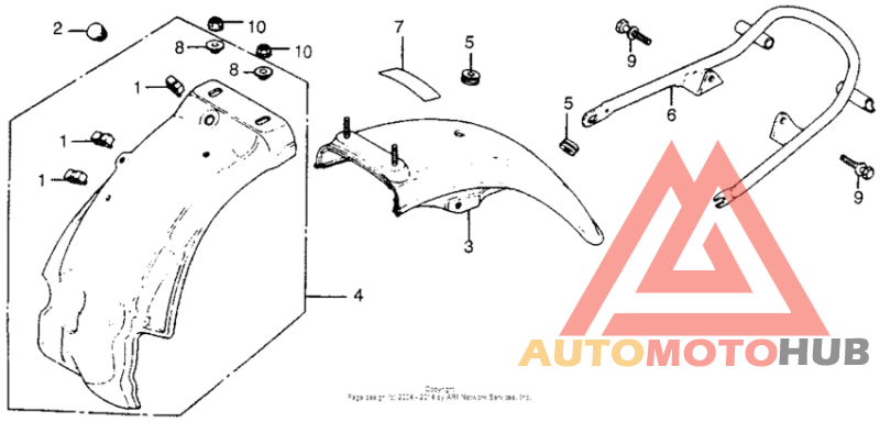Задний бампер