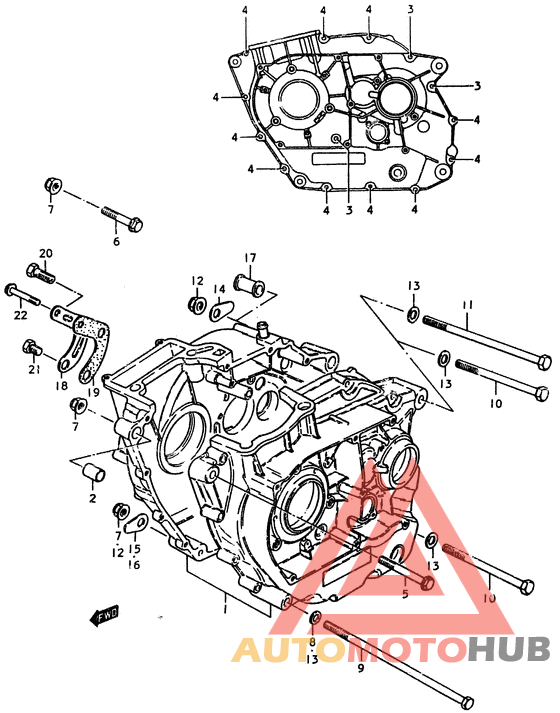 Картер двигателя