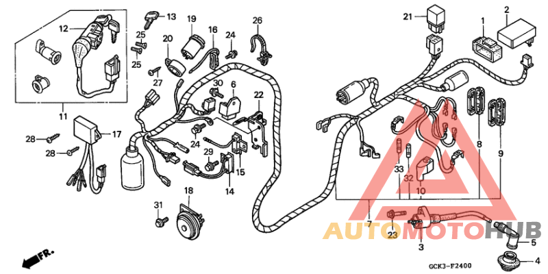 Wire harness/ ignition coil