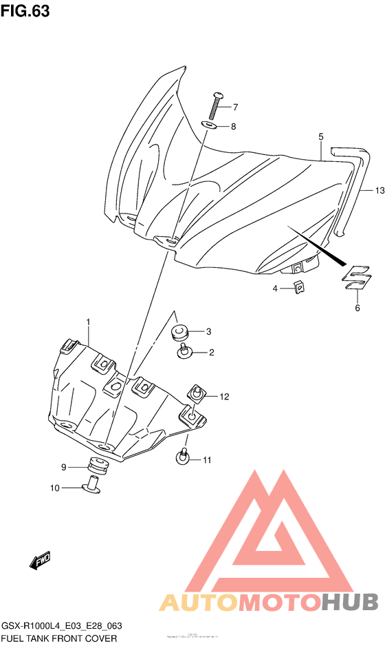 Fuel Tank Front Cover