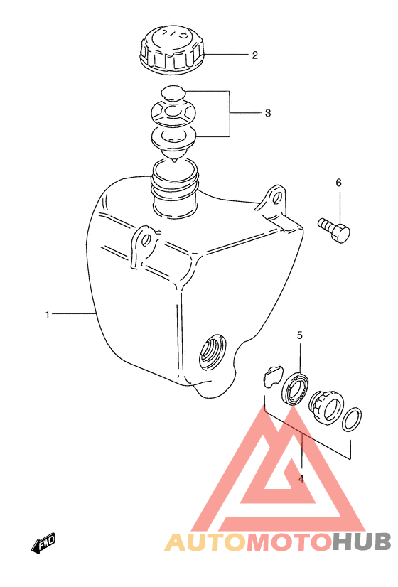 Бак масляный