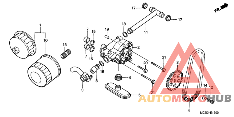 Oil filter/oil pump