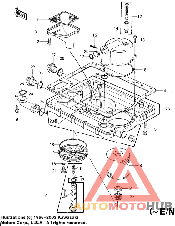 Oil pan/oil filter