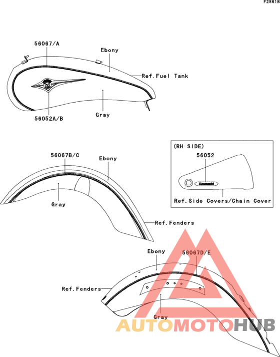 Decals(a7f)(ebony/gray)