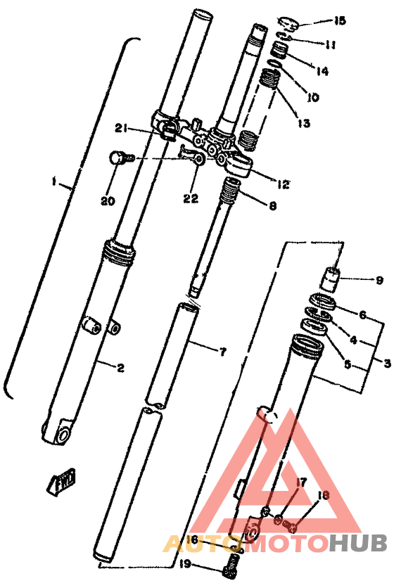 Передняя вилка