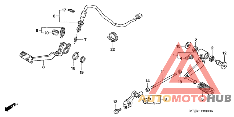 Brake pedal assy