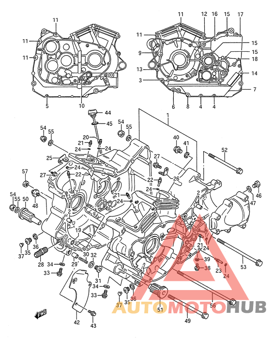 Картер двигателя