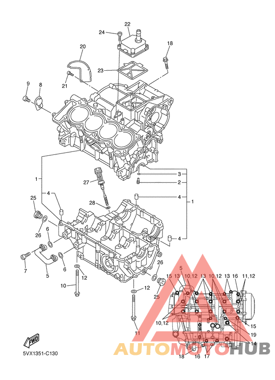 Картер двигателя