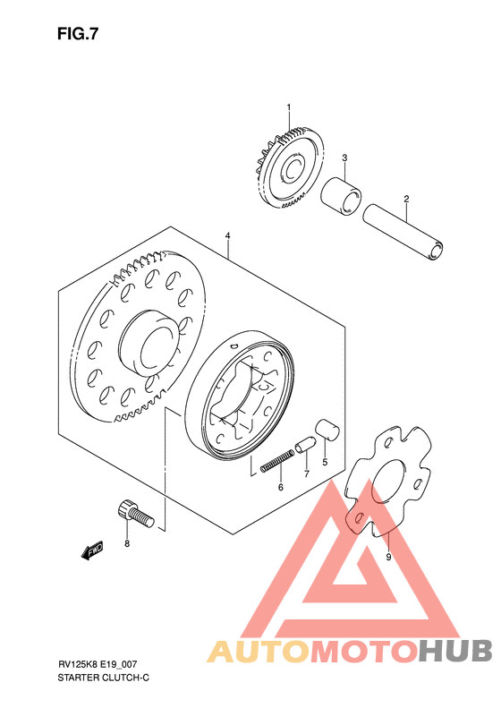Муфта стартера