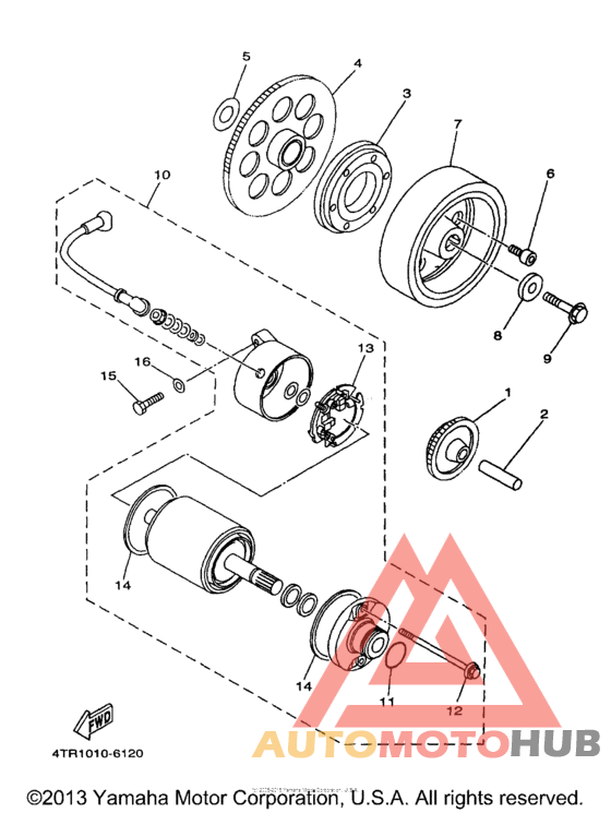 Муфта стартера