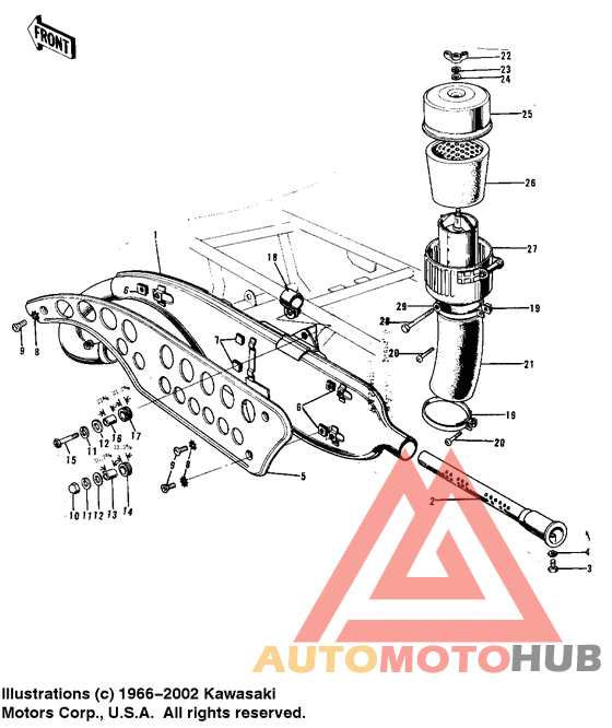 Air cleaner/muffler