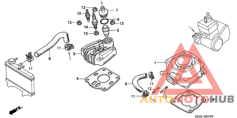 Cylinder/cylinder head