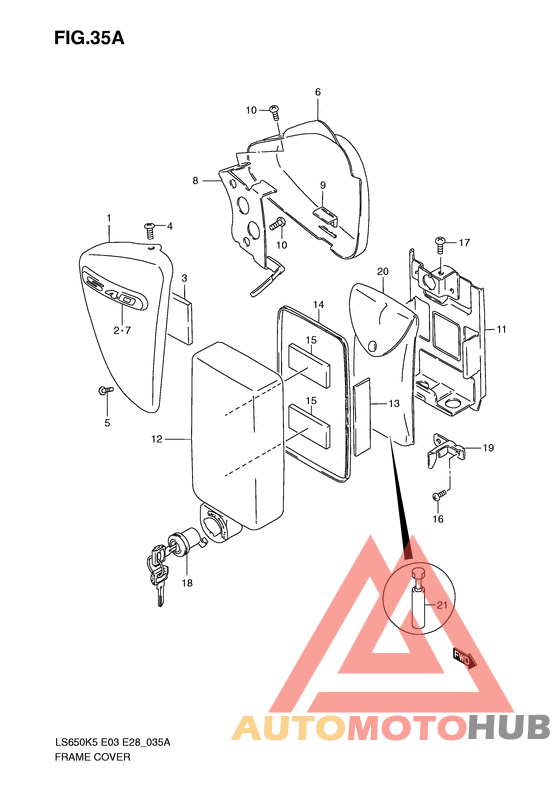 Обтекатель задний