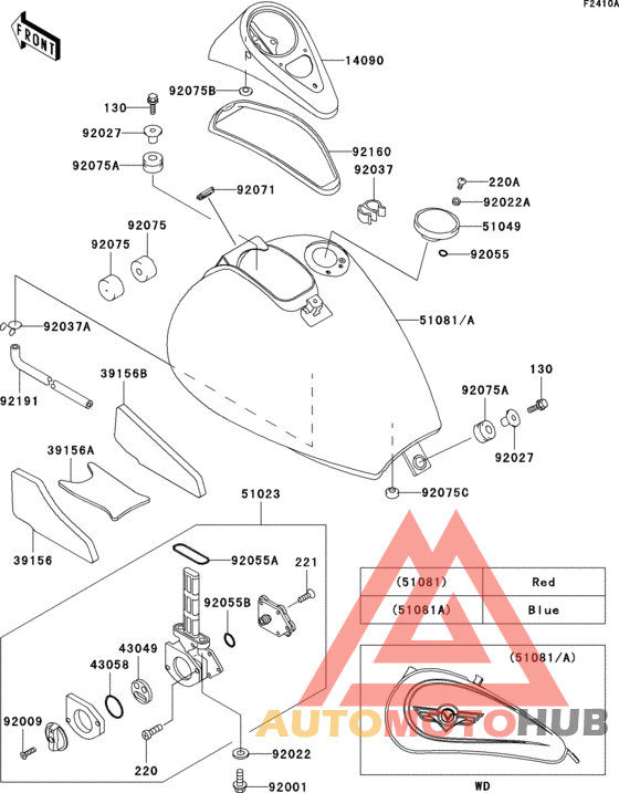Fuel tank(1/3)(vn800-b6)