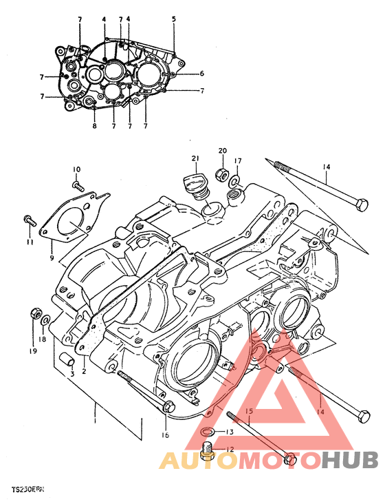 Картер двигателя