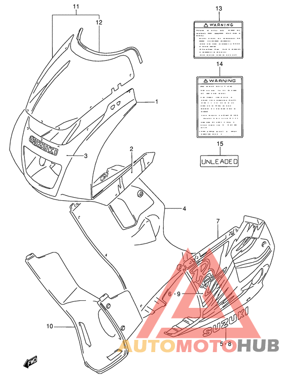Cowling body