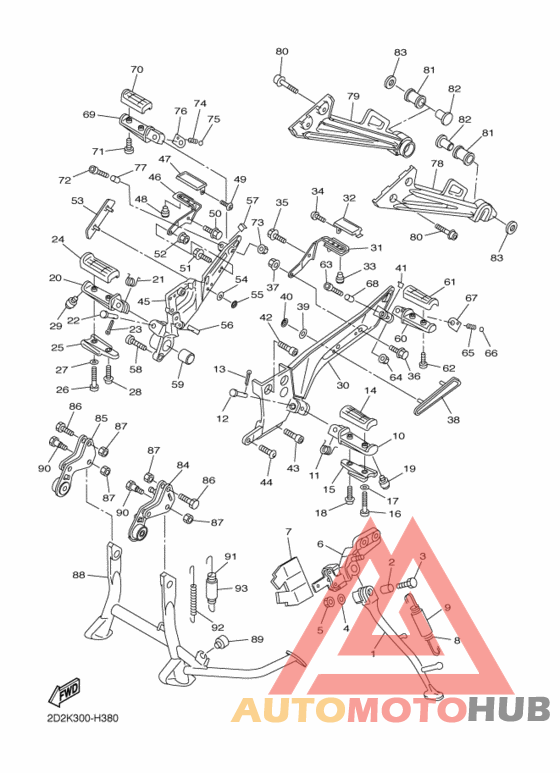Support & repose pied