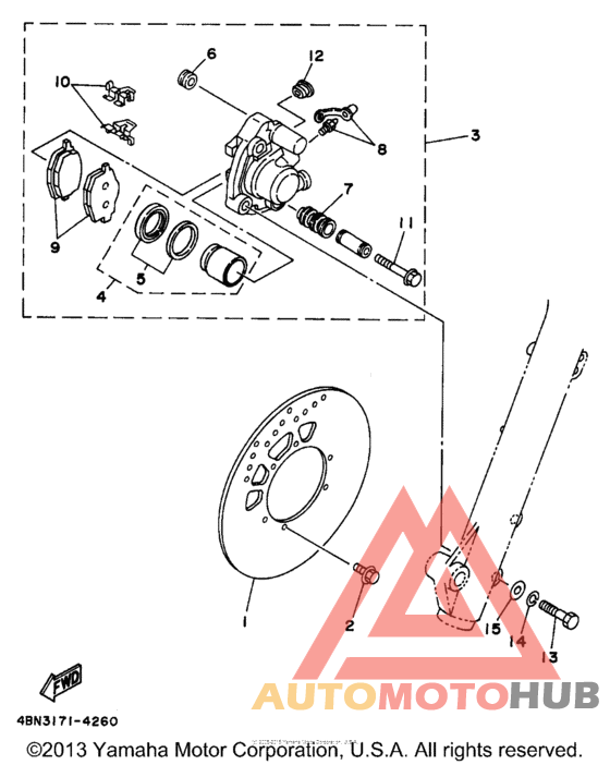 Передний суппорт