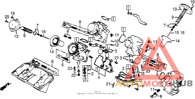 Carburetor components parts