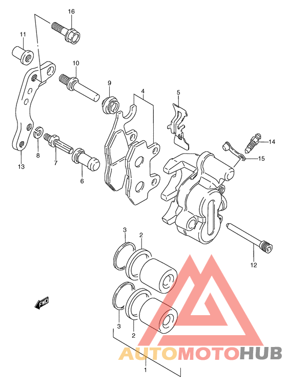 Передний суппорт
