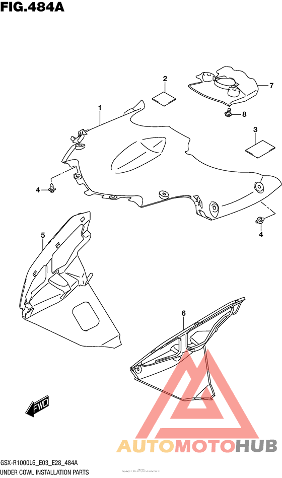 Under Cowl Installation Parts