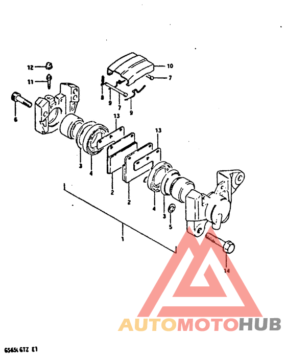 Задний суппорт