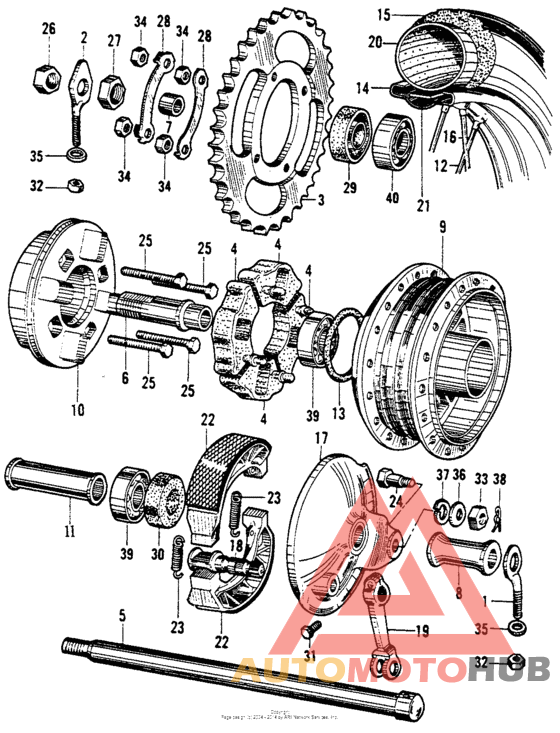 Переднее колесо