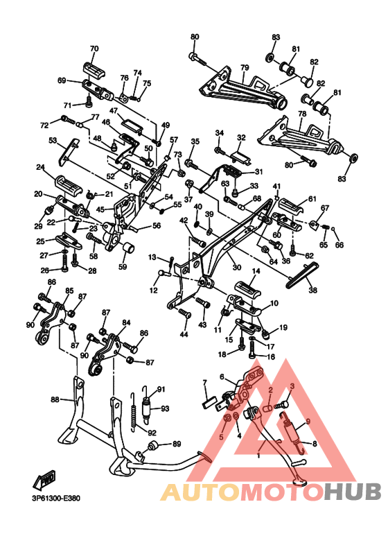 Support & repose pied