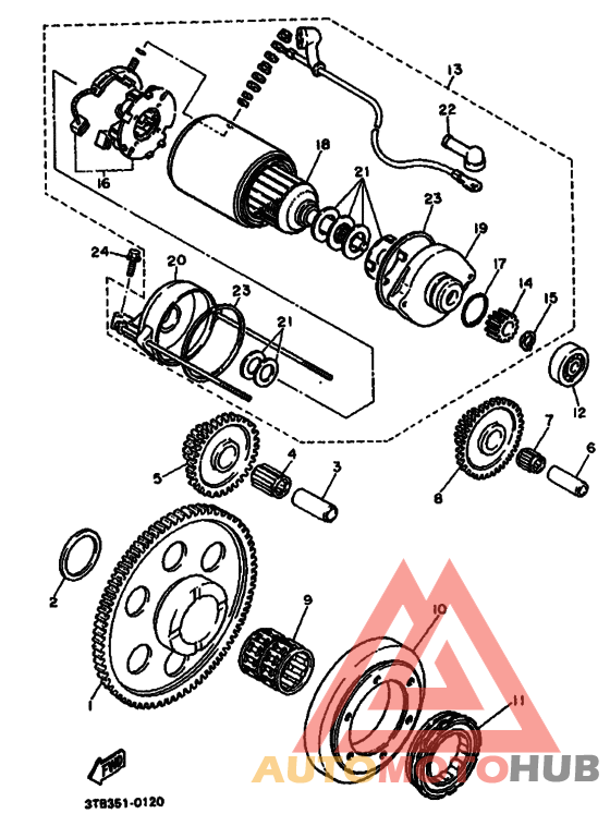 Муфта стартера