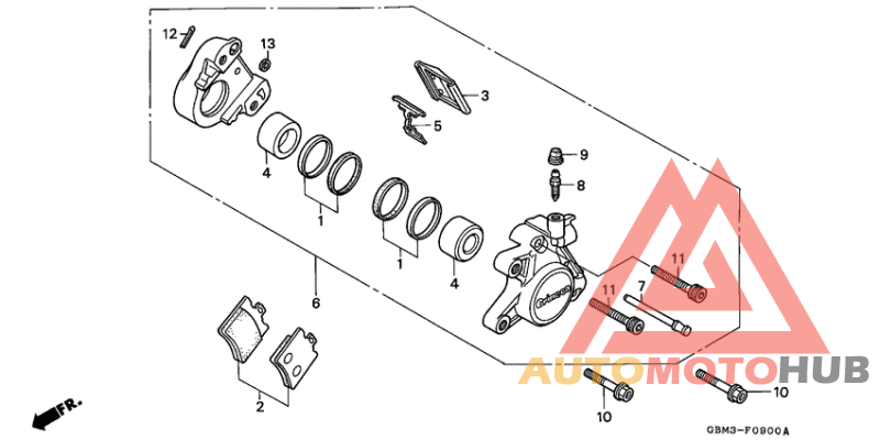 Передний суппорт