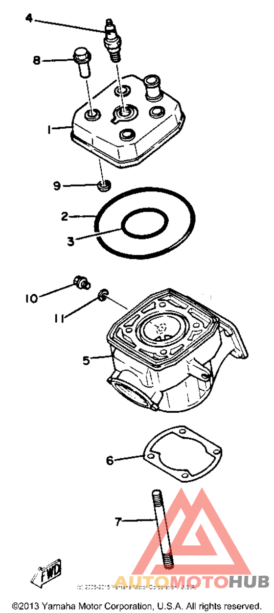 Cylinder head-cylinder