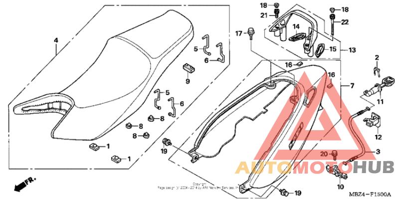Seat + seat cowl