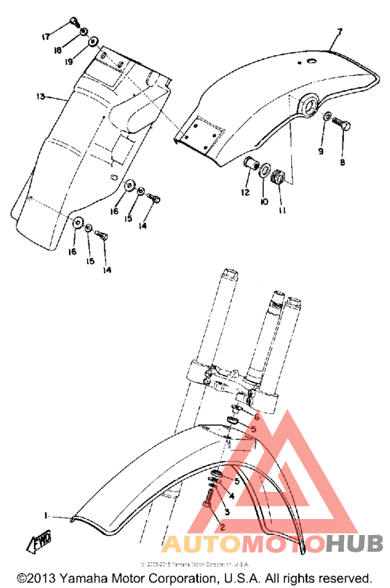 Front fender - rear fender