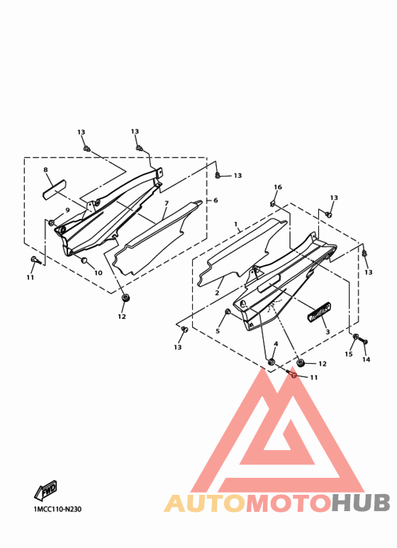 Боковые обтекатели