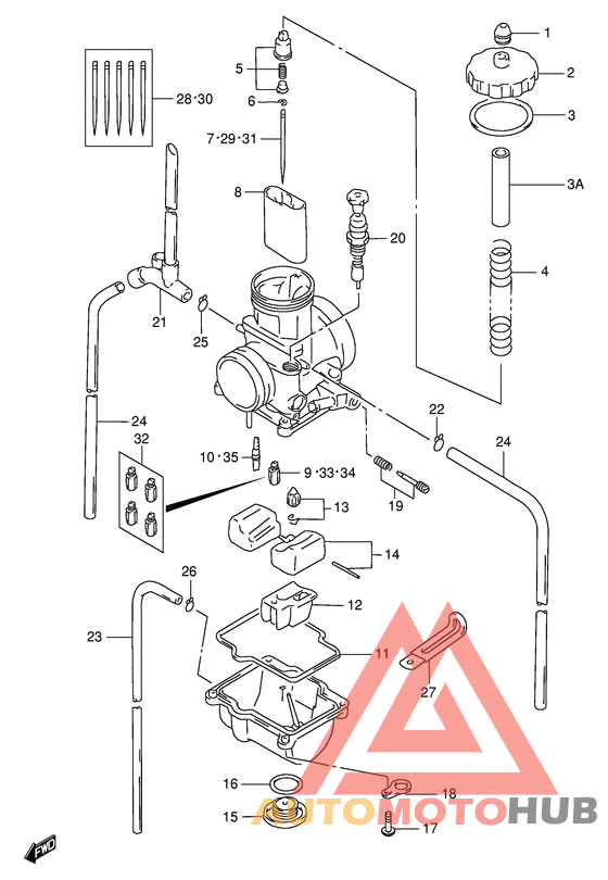 Carburetor assy