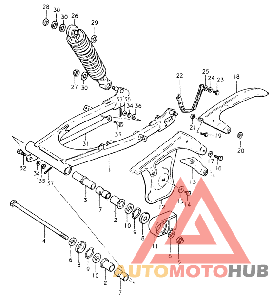 Маятник задний