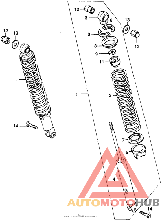 Задние амортизаторы