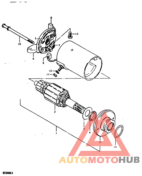 Стартерный мотор