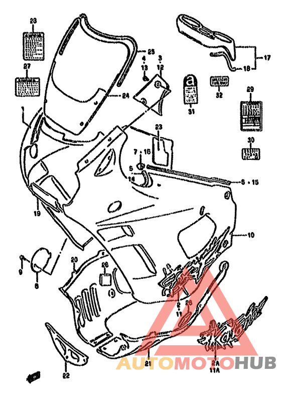 Cowling body