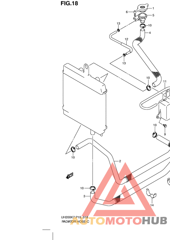 Радиатор hose